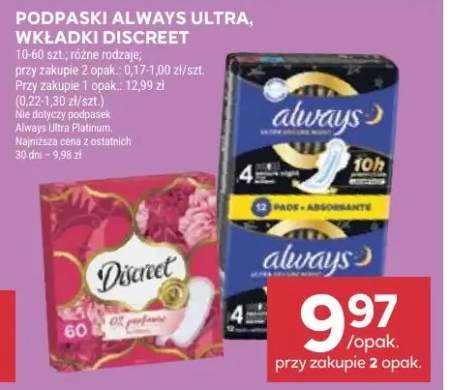 Podpaski Always Ultra