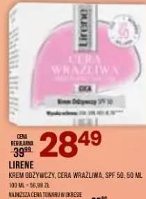 Krem odżywczy Cera Wrażliwa SPF 50 Lirene
