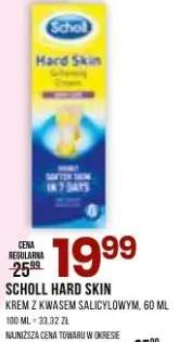 Krem z kwasem salicylowym Scholl Hard Skin