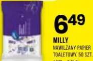 Nawilżany papier toaletowy Milly 50szt