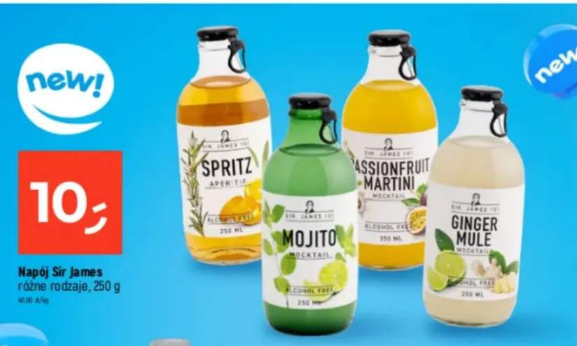 Napój Sir James Mojito Mocktail Alcohol Free