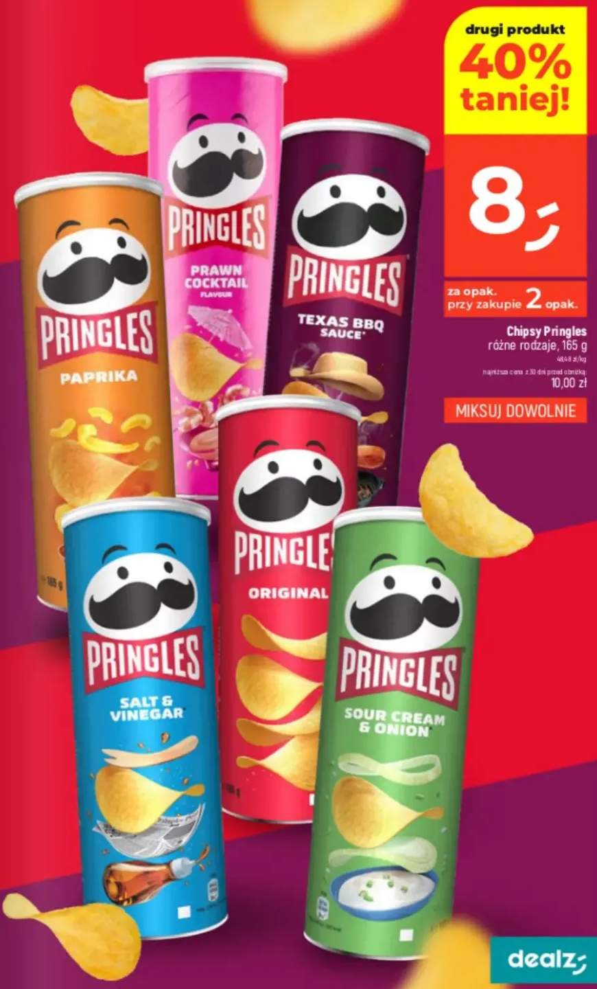 Chipsy Pringles Prawn Cocktail