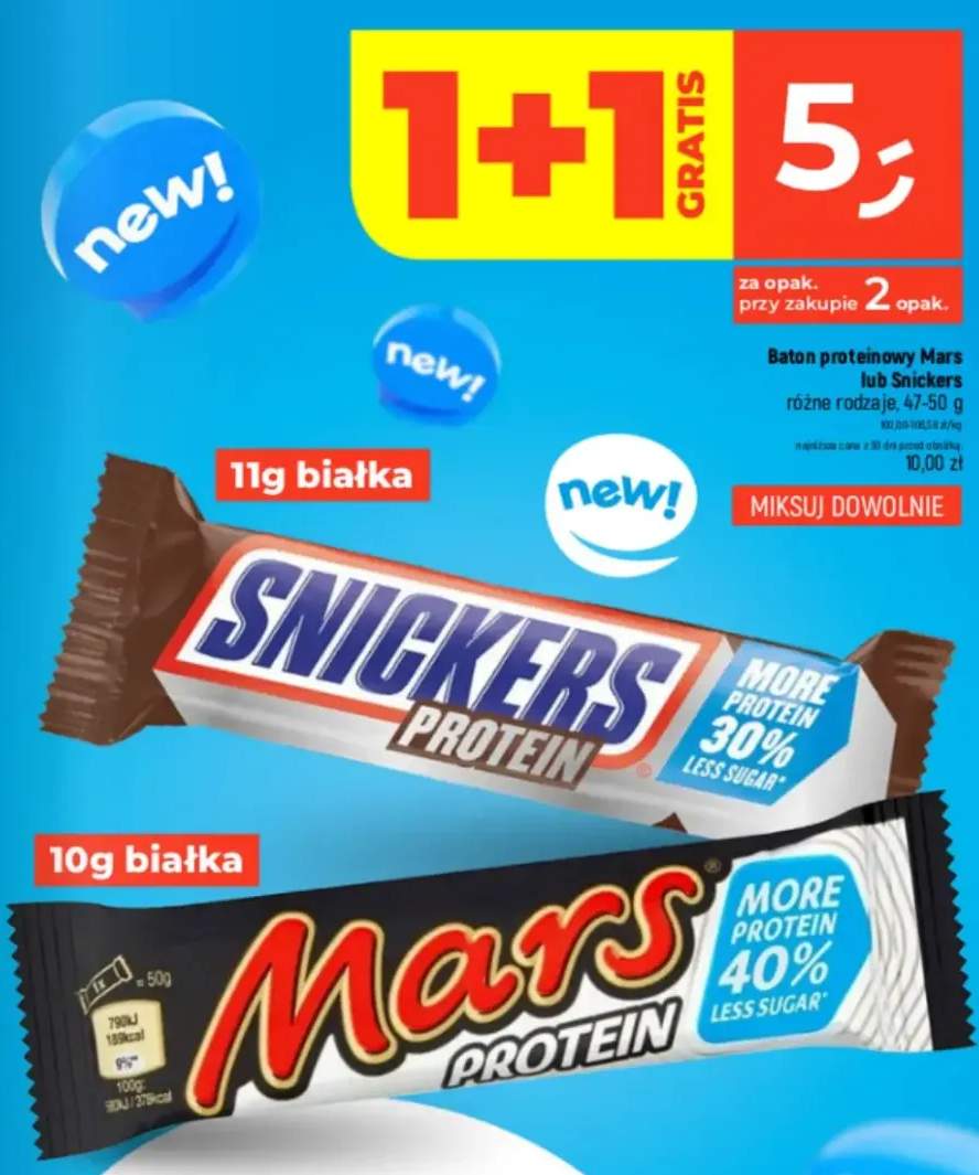 Baton proteinowy Snickers Protein