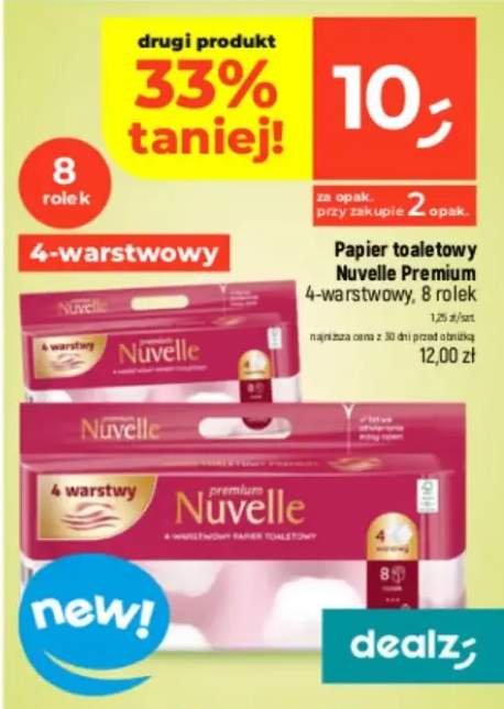 Papier toaletowy Nuvelle Premium 4-warstwowy
