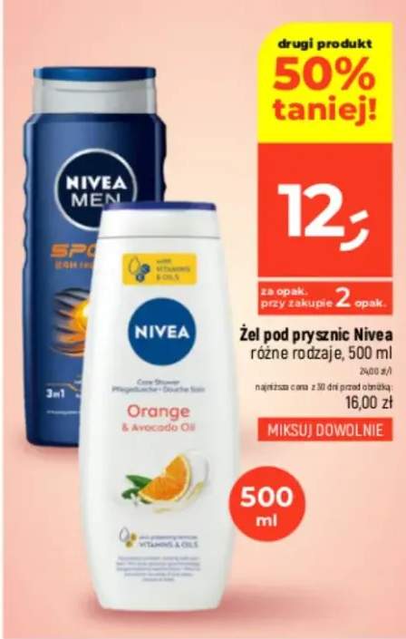 Żel pod prysznic Nivea