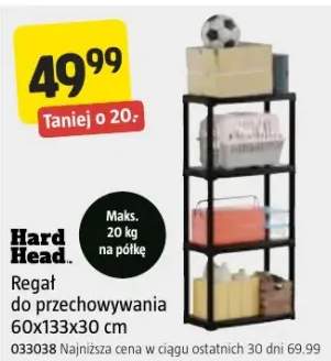 Regał do przechowywania Hard Head 60x133x30cm