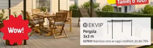 Pergola Ekvip 3x3m