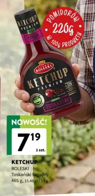 Ketchup Roleski premium toskański łagodny