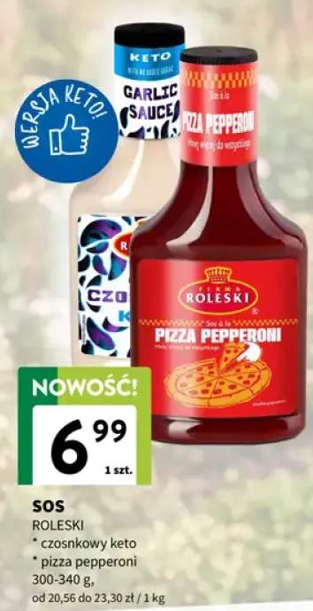 Sos Roleski pizza pepperoni