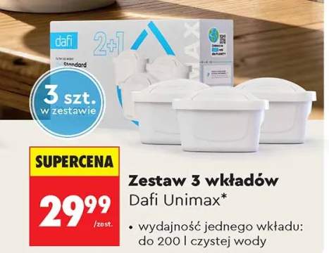 Zestaw wkładów filtrujących Dafi Unimax 3-pak