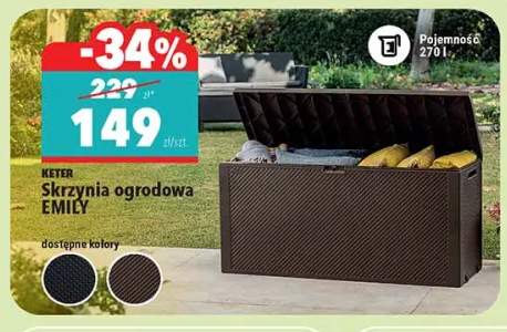 Skrzynia ogrodowa EMILY KETER 270l
