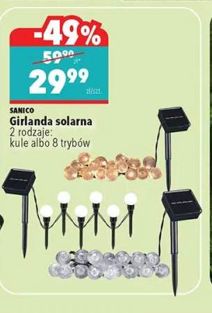 Girlanda solarna kule SANICO