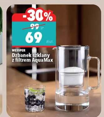 Dzbanek szklany z filtrem WESSPER AquaMax