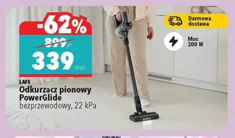 Odkurzacz pionowy LAFE PowerGlide bezprzewodowy 22 kPa