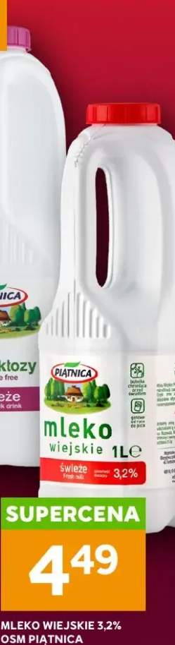 Mleko wiejskie 2% OSM Piątnica
