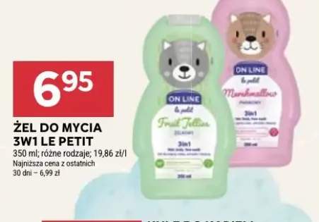 Żel do mycia 3w1 Le Petit Fruit Jellies On Line