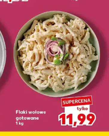 Flaki wołowe gotowane
