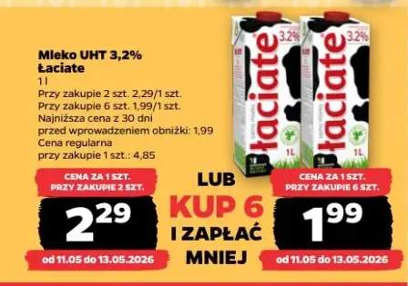 Mleko UHT 3,2% Łaciate