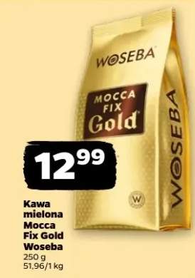 Kawa mielona Mocca Fix Gold Woseba