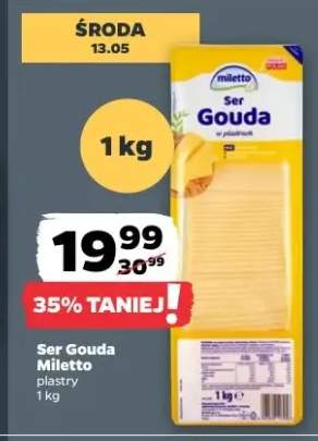 Ser Gouda plastry Miletto