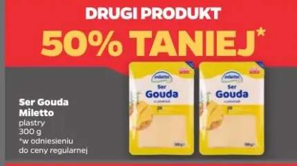 Ser Gouda Miletto plastry