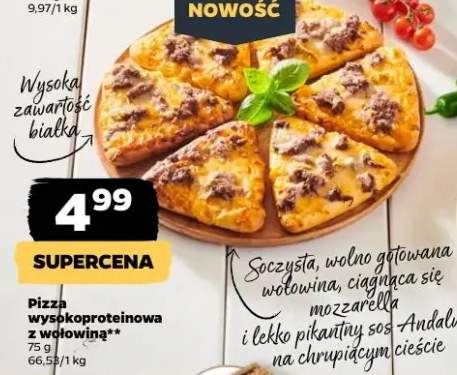 Pizza wysokoproteinowa z wołowiną
