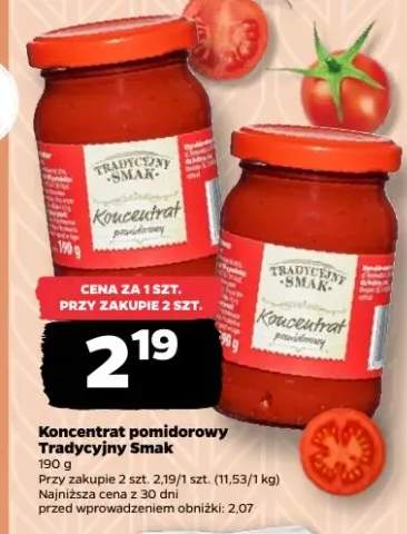 Koncentrat pomidorowy Tradycyjny Smak