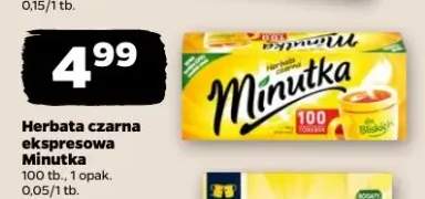 Herbata czarna ekspresowa Minutka