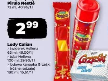 Lody Colian lodowa kanapka Grześki