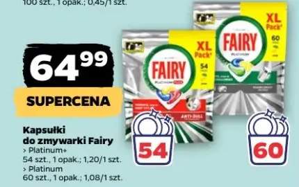 Kapsułki do zmywarki Fairy Platinum