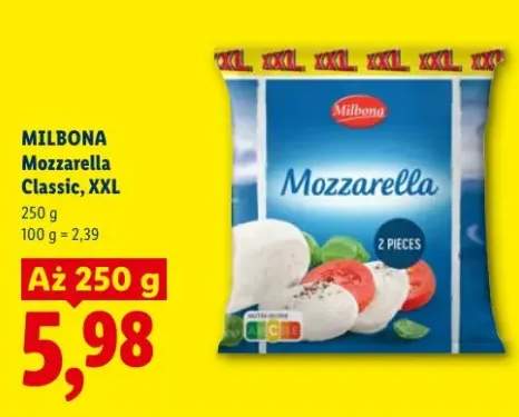 Ser Mozzarella Classic Milbona XXL