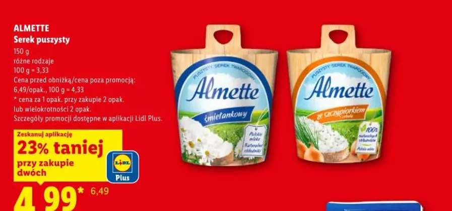 Serek puszysty Almette