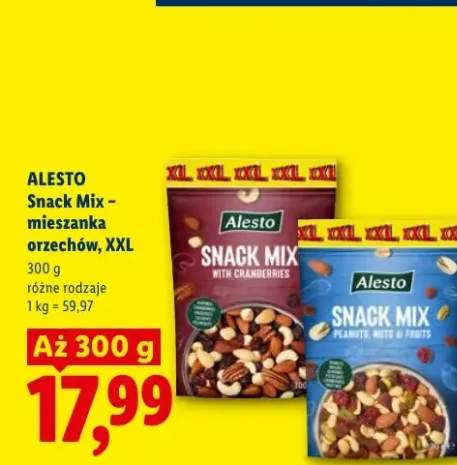 Mieszanka orzechów Alesto Snack Mix with Cranberries XXL
