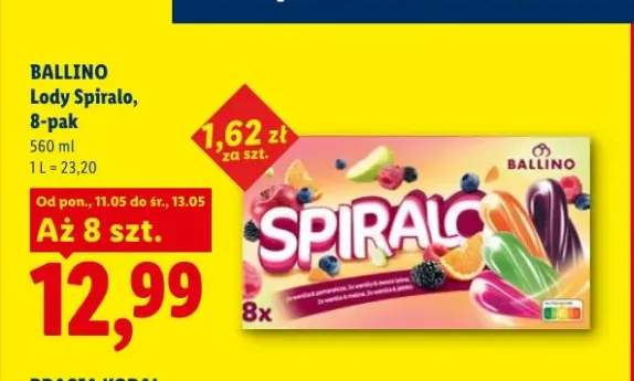 Lody Spiralo Ballino 8-pak
