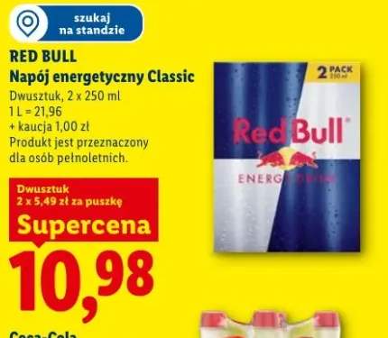 Napój energetyczny Classic RED BULL 2-pak 250ml