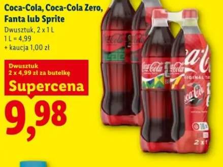 Napój gazowany Coca-Cola 2-pak 1l