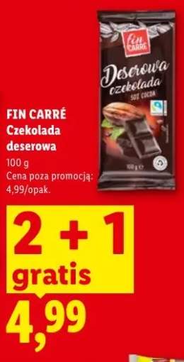 Czekolada deserowa FIN CARRÉ