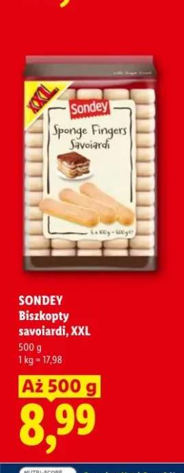 Biszkopty savoiardi XXL Sondey
