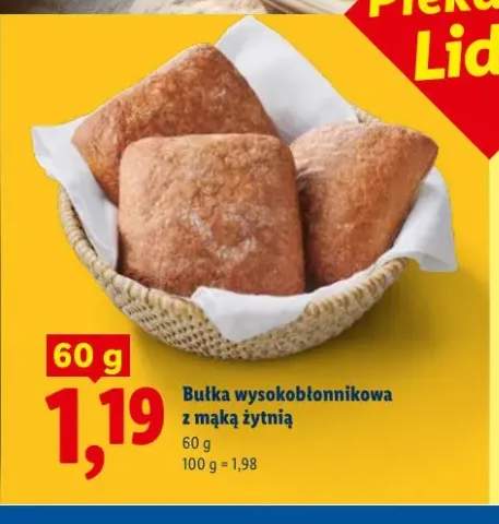 Bułka wysokobłonnikowa z mąką żytnią