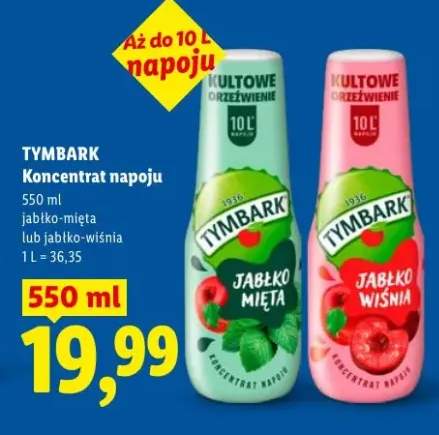 Koncentrat napoju Tymbark jabłko-wiśnia