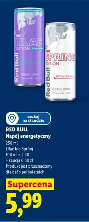 Napój energetyczny Red Bull Lilac