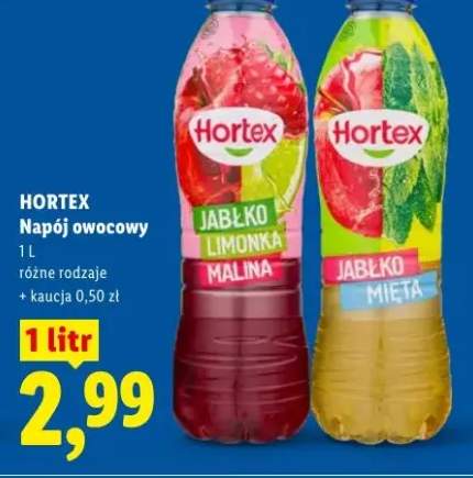 Napój owocowy Hortex jabłko limonka malina