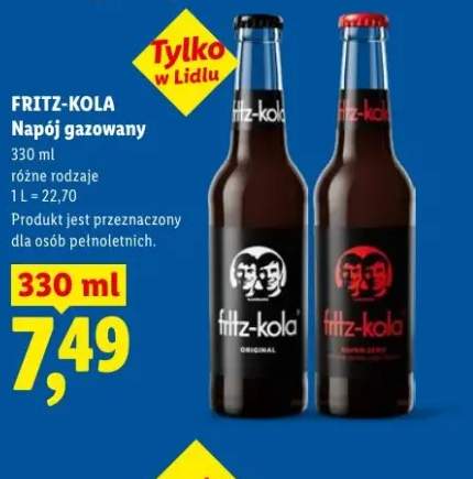 Napój gazowany Fritz-Kola