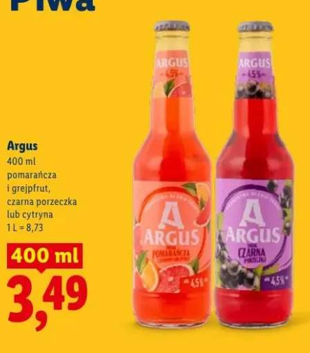 Piwo Argus czarna porzeczka