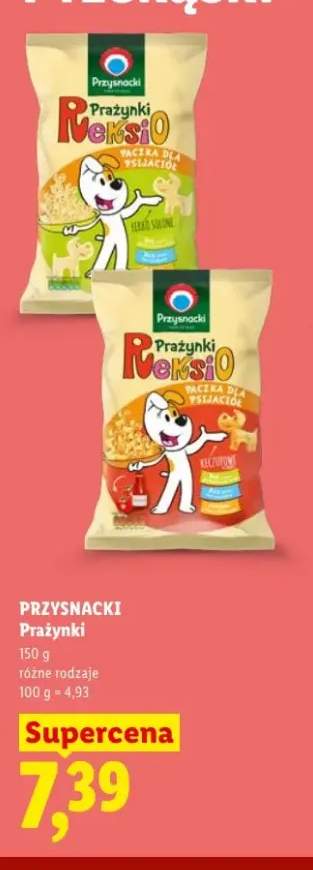 Prażynki Reksio lekko solone Przysnacki