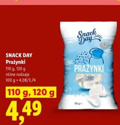 Prażynki solone Snack Day
