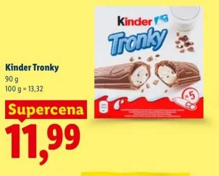 Wafelki Tronky Kinder
