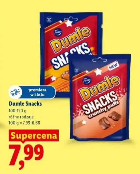 Przekąska czekoladowa Dumle Snacks