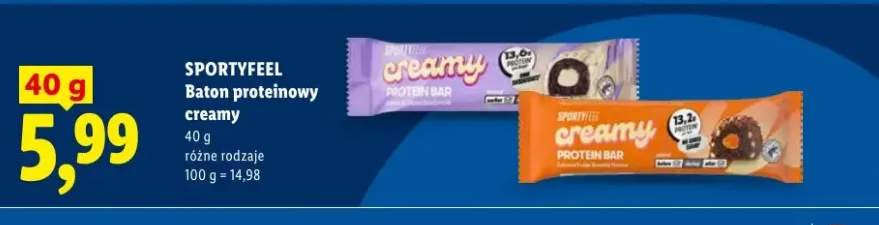 Baton proteinowy creamy Sportyfeel
