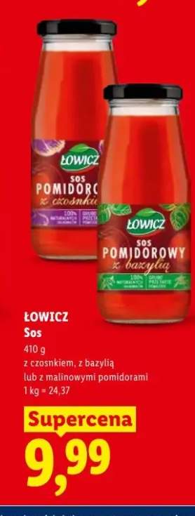 Sos z bazylią Łowicz